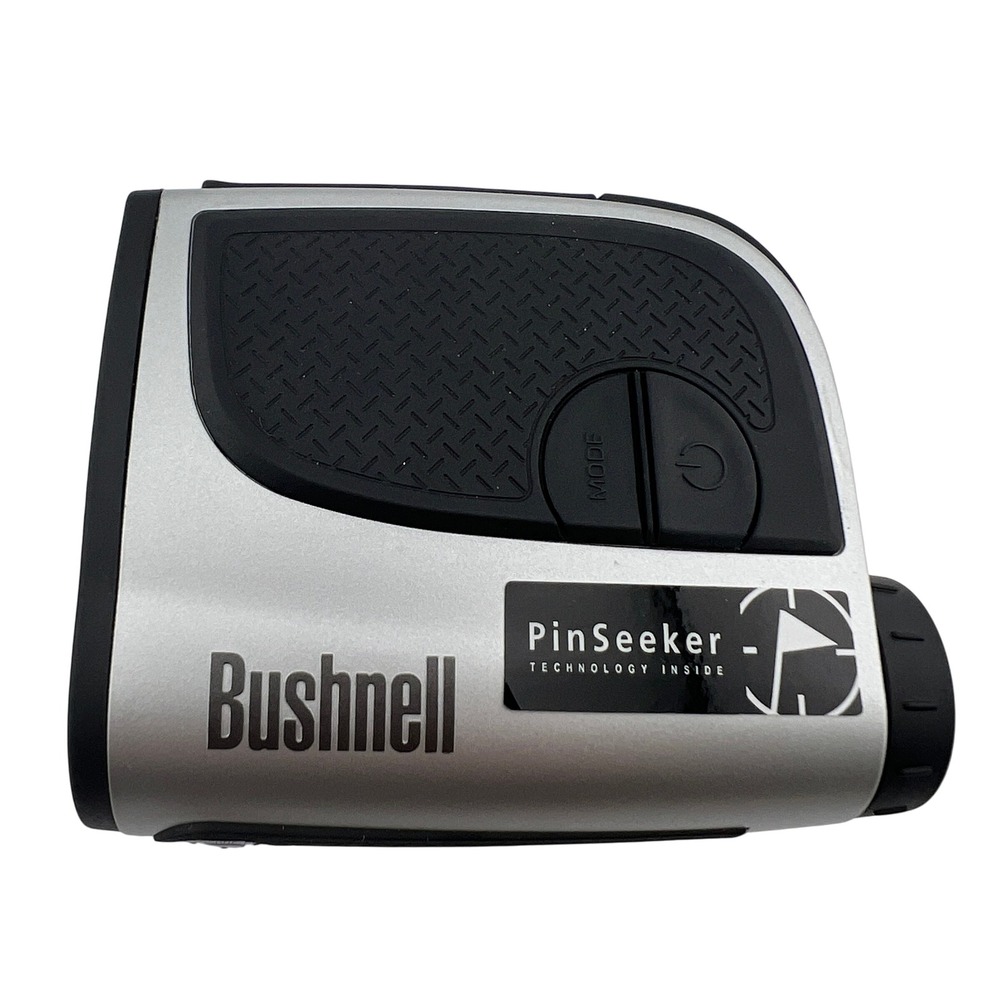 Bushnell Medalist PinSeeker Laser Golf Rangefinder 201355 Silver w Case Battery